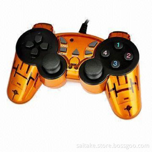 PC Joypad/Gamepad with Double Vibration Function and 12 Fire Buttons, Suitable for Games